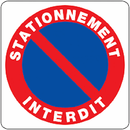 panneau stationnement interdit